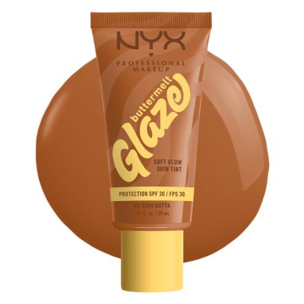 NYX PROFESSIONAL MAKE UP  Buttermelt Glaze фон дьо тен, Chai Butta