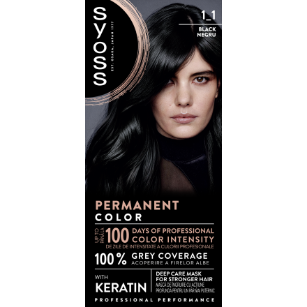 SYOSS COLOR Боя за коса  1-1 Black