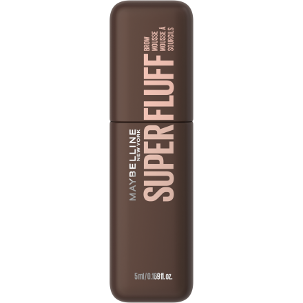 MAYBELLINE NEW YORK Super Fluff Brow Mousse Спирала за вежди, 260 Deep Brown​