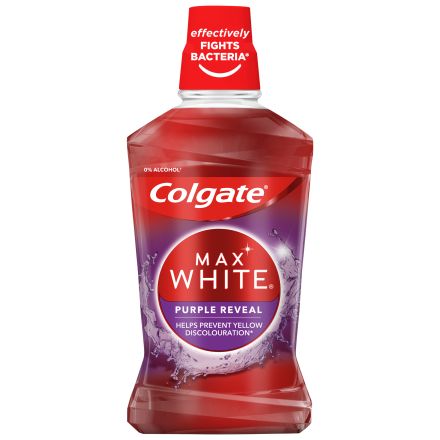 COLGATE MAX WHITE PURPLE Вода за уста, 500 мл