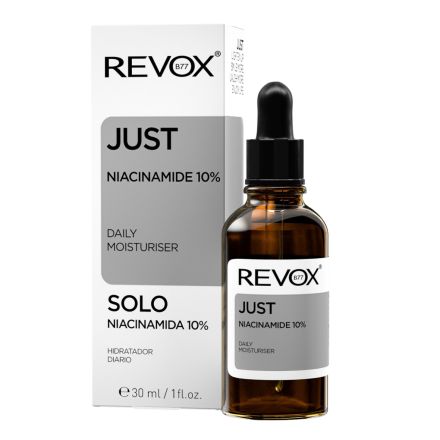 REVOX B77 JUST Дневен хидратиращ серум с ниацинамид 10%, 30ml