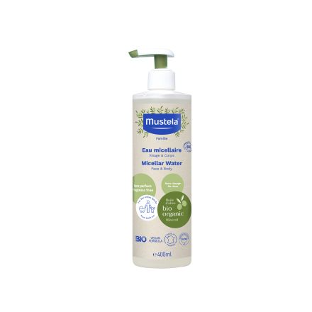 MUSTELA ORGANIC Мицеларна вода, 400мл