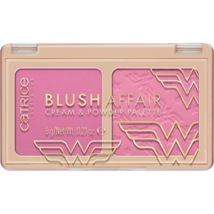 CATRICE WONDER WOMAN BLUSH AFFAIR CREAM & POWDER PALETTE Руж  010