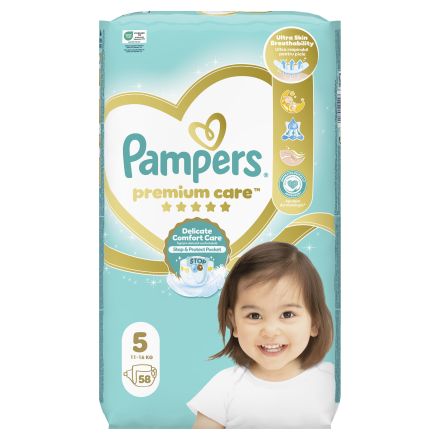 PAMPERS Premium Care Пелени S5, 58 бр.