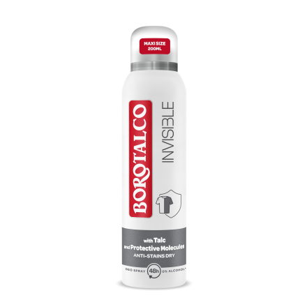 BOROTALCO Invisible Део Спрей, 200 мл