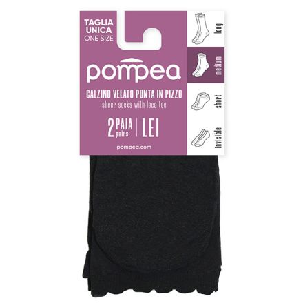 POMPEA CZ PIZZO X2, Черно