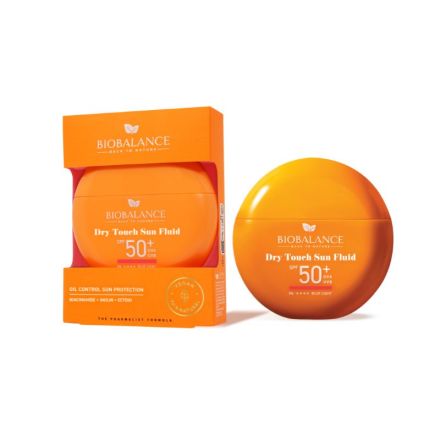 BIOBALANCE SUN Флуид за лице Dry Touch SPF 50 +, за мазна и комбинирана кожа, 40 г