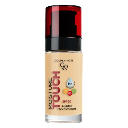 GOLDEN ROSE MOISTURE TOUCH Фон дьо тен,N114