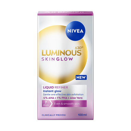 NIVEA Luminous Skin Glow Пилинг с киселини, 100 ml