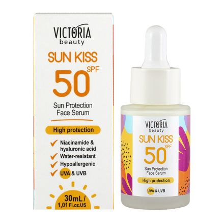 VICTORIA BEAUTY SUN KISS SPF 50 Слънцезащитен серум за лице