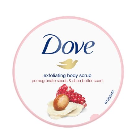 DOVE Скраб  за тяло Нар 225 мл