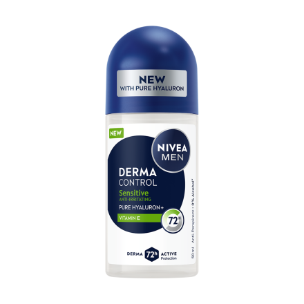 NIVEA MEN Deo Рол-он мъжки Derma Control Sensitive , 50 ml