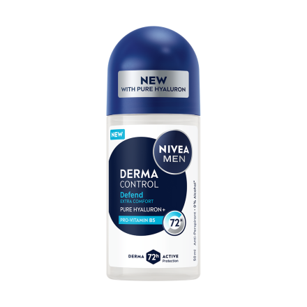 NIVEA MEN Deo Рол-он мъжки Derma Control Cool Defend, 50 ml
