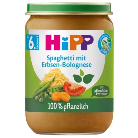 HIPP БИОПЮРЕ СПАГЕТИ БОЛОНЕЗЕ С ГРАХ 190г 6/1944