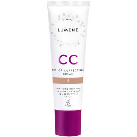 Vegan CC крем - фдт 7в1 SPF20 цвят 3
