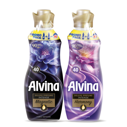 ALVINA DELUXE PERFUME Magnetic+Harmony омекотител, 2 x 880мл.