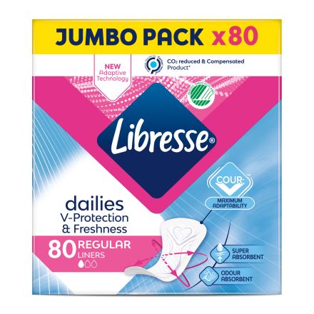 LIBRESSE ЕЖЕДНЕВНИ ПРЕВРЪЗКИ Normal 80бр