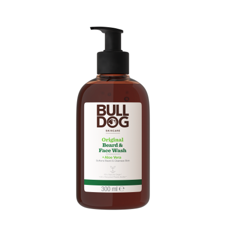 BULLDOG ORIGINAL Измивен гел за лице и брада, 300 мл.