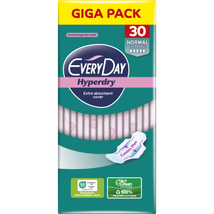 EVERYDAY HYPERDRY NORMAL Дамски превръзки, 30бр.