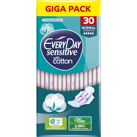 EVERYDAY HYPERDRY SENSITIVE NORMAL Дамски превръзки, 30бр.