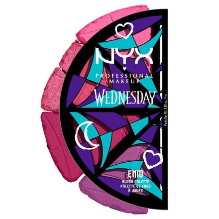 NYX PROFESSIONAL MAKEUP WEDNESDAY STAINED GLASS Палитра ружове