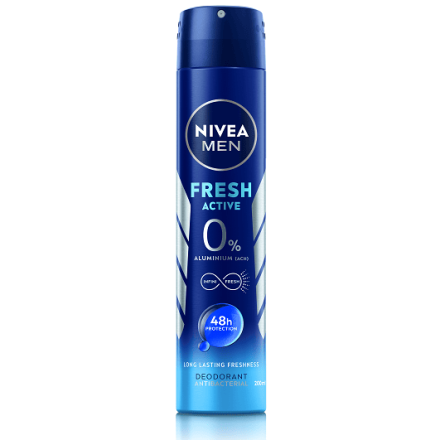 NIVEA MEN FRESH ACTIVE Мъжки део спрей, 200 мл.