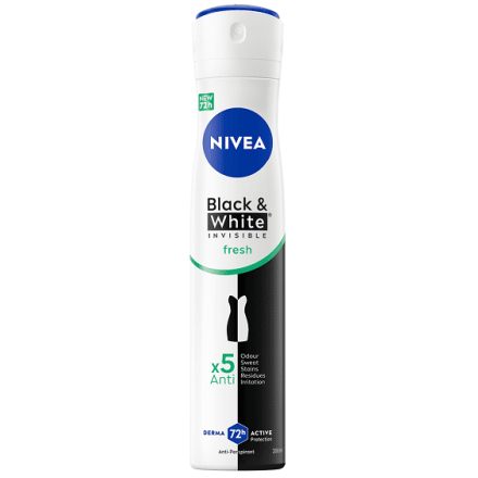 NIVEA NIVEA MEN BLACK & WHITE INVISIBLE FRESH Део спрей дамски,200 мл