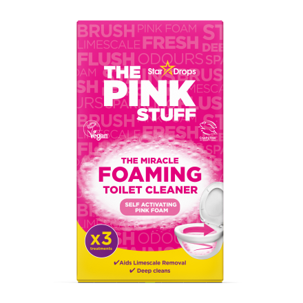 THE PINK STUFF toilet foaming Пяна за почистване на тоалетни 3x100гр.