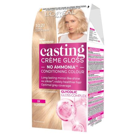 L'OREAL PARIS CASTING CREME GLOSS VERY LIGHT PEARL BLONDE Боя за коса 1021 