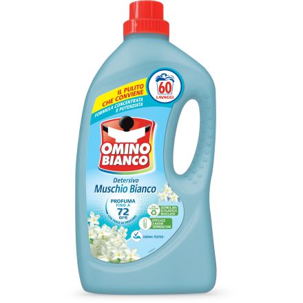 OMINO BIANCO Течен перилен препарат бял мускус, 60 пранета