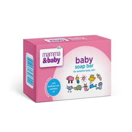 MAMMA&BABY Сапун пантенол и масло от невен, 100гр.