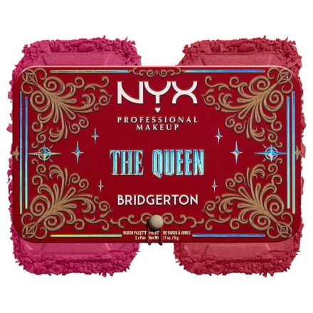 NYX PROFESSIONAL MAKEUP BRIDGERTON THE QUEEN Палитра ружове 03