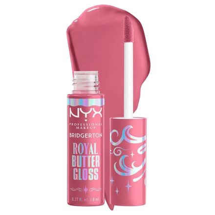 NYX PROFESSIONAL MAKEUP BRIDGERTON ROYAL BUTTER GLOSS ANGEL FOOD CAKE Гланц за устни 01
