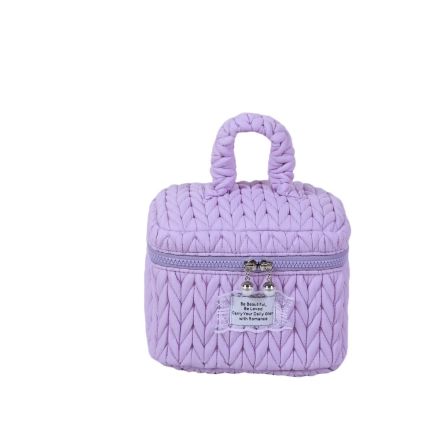 YESSS Плетен несесер лилав 1бр.