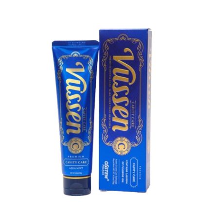 VUSSEN C Реминерализираща паста за зъби против кариеси с флуорид  1450 ppm