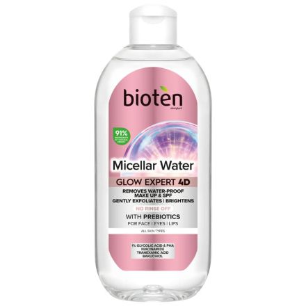 BIOTEN GLOW EXPERT 4D Мицеларна вода, 400мл.
