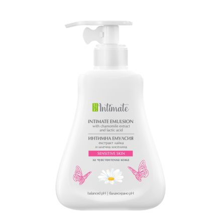 NATURE OF AGIVA INTIMATE Емулсия с млечна киселина и лайка с помпа, 250 мл