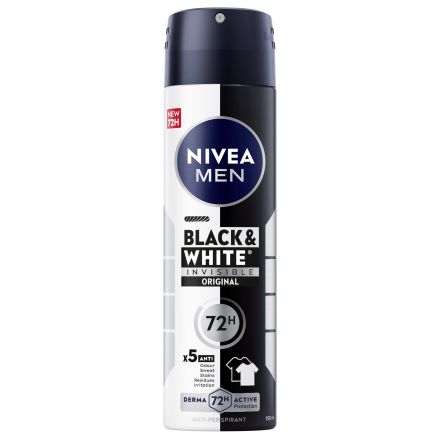 NIVEA MEN INVISIBLE ON BLACK & WHITE Мъжки део спрей, 150 мл.