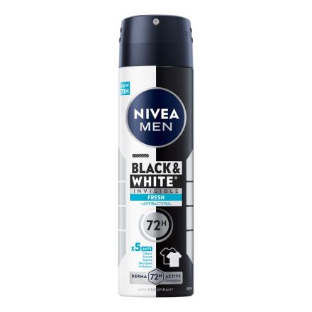 NIVEA MEN INVISIBLE ON BLACK & WHITE FRESH Мъжки део спрей, 150 мл.