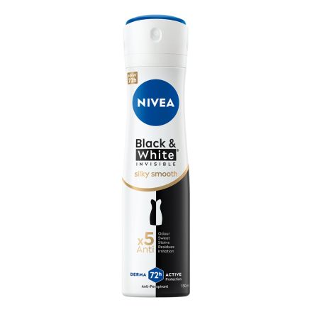 NIVEA INVISIBLE SILKY SMOOTH Дамски део спрей, 150 мл.