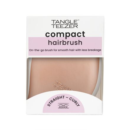TANGLE TEEZER COMPACT Четка за коса розово злато/слонова кост
