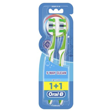 ORAL-B COMPLETE Четка за зъби, 40м, 1+1 бр.