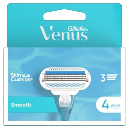 GILETTE VENUS SMOOTH Резервни ножчета, 4 бр.