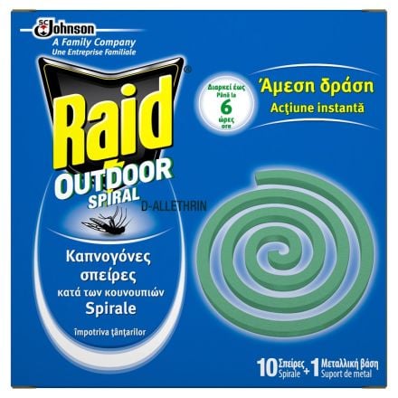 RAID Спирали против комари, 10 бр.