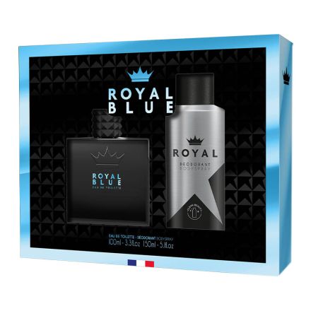 ROYAL BLUE Подаръчен комплект ЕДТ 100мл.+Део 150мл.
