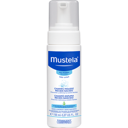 MUSTELA Шампоан пяна за новородени, 150 мл