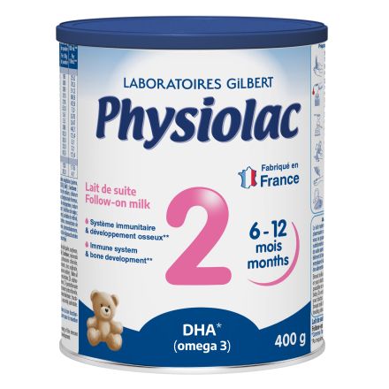 PHYSIOLAC 2 Мляко за кърмачета, 6-12м, 400гр.
