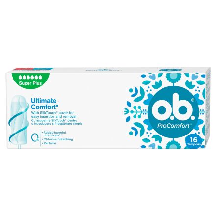 O.B. PRO COMFORT Тампони супер плюс, 16 бр.