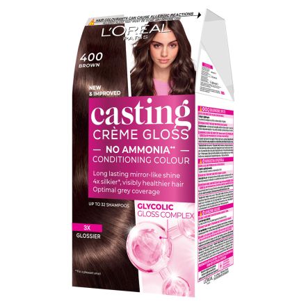 L'OREAL PARIS CASTING CREME GLOSS BROWN Боя за коса, 400