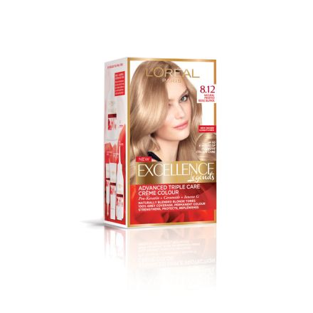 L'OREAL PARIS EXCELLENCE CREME Боя за коса 8.12 NATURAL FROSTED BEIGE BLONDE